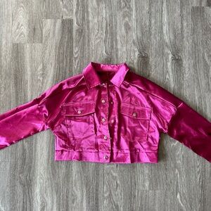 Shiny Hot Pink Jacket